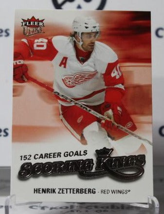 HENRIK ZETTERBERG # SK7 FLEER ULTRA 2008-09 DETROIT RED WINGS NHL HOCKEY TRADING CARD