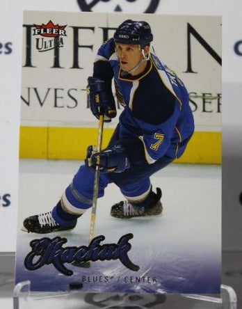 KEITH TKACHUK # 193 FLEER ULTRA 2008-09 ST. LOUIS BLUES NHL HOCKEY TRADING CARD