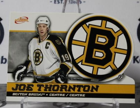 JOE THORNTON # 4 PACIFIC McDONALD'S DIE CUT 2003-04 BOSTON BRUINS NHL HOCKEY TRADING CARD