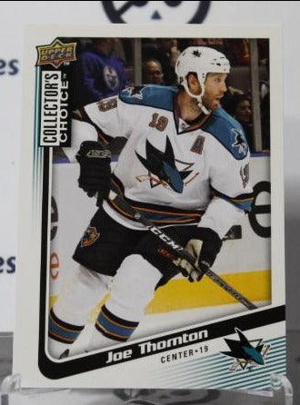 JOE THORNTON # 166 UPPER DECK 2009-10 SAN JOSE SHARKS  NHL HOCKEY TRADING CARD