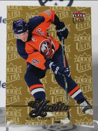 2007-08 FLEER ULTRA ALEXEI YASHIN # 77  NEW YORK ISLANDERS NHL HOCKEY TRADING CARD