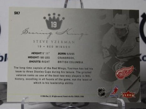 STEVE YZERMAN # SK7 FLEER ULTRA 2005-06 DETROIT RED WINGS NHL HOCKEY TRADING CARD