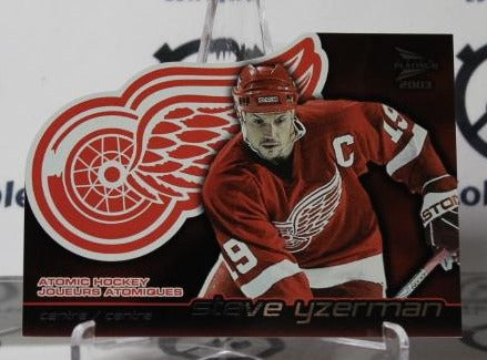 STEVE YZERMAN # 4 PACIFIC McDONALD'S DIE CUT 2002-03 DETROIT RED WINGS NHL HOCKEY TRADING CARD