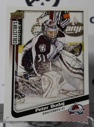PETER BUDAJ # 14 UPPER DECK 2009-10 HOCKEY GOALTENDER  COLORADO AVALANCHE CARD