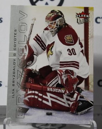 ILYA BRYZGAALOV # 115 FLEER ULTRA 2009-10 HOCKEY GOALTENDER ARIZONA COYOTES CARD