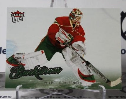 NIKLAS BACKSTROM # 165 FLEER ULTRA 2008-09 HOCKEY GOALTENDER MINNESOTA WILD CARD