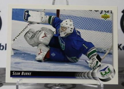 SEAN BURKE # 518 UPPER DECK 1992-93 HOCKEY GOALTENDER HARTFORD WHALERS  NHL CARD