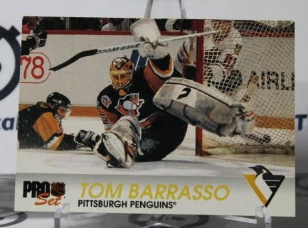 TOM BARRASSO # 145 PRO SET 1992-93 HOCKEY GOALTENDER PITTSBURGH PENGUINS NHL CARD