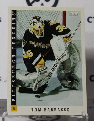 TOM BARRASSO # 225 SCORE 1993-94 HOCKEY GOALTENDER PITTSBURGH PENGUINS NHL CARD