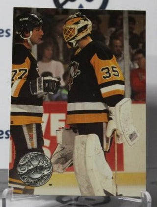 TOM BARRASSO # 96 PRO SET 1991-92 HOCKEY GOALTENDER PITTSBURGH PENGUINS NHL CARD