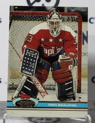 DON BEAUPRE # 246 TOPPS STADIUM CLUB 1991-92 HOCKEY GOALTENDER WASHINGTON CAPITALS CARD