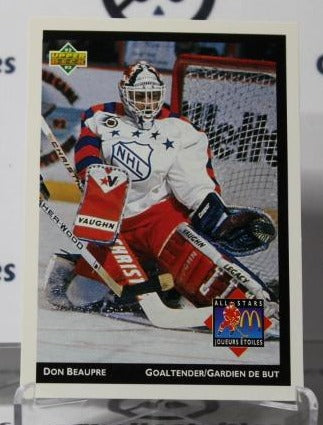 DON BEAUPRE # McD-15 UPPER DECK McDONALD'S 1992-93 HOCKEY GOALTENDER WASHINGTON CAPITALS CARD