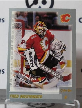 FRED BRATHWAITE # 51 O-PEE CHEE 2000-01 HOCKEY GOALTENDER CALGARY FLAMES CARD