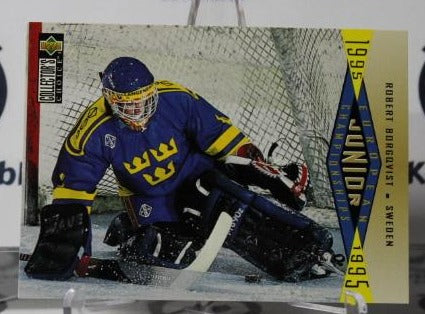 ROBERT BORGQVIST #348 UPPER DECK 1995-96 HOCKEY GOALTENDER SWEDEN CARD