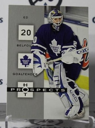 ED BELFOUR # 93 FLEER 2005-06 HOCKEY GOALTENDER TORONTO MAPLE LEAFS CARD