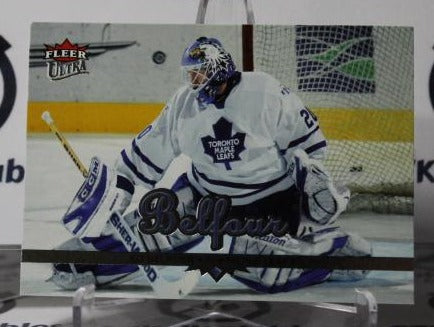 ED BELFOUR # 179 FLEER ULTRA  2005-06 HOCKEY GOALTENDER TORONTO MAPLE LEAFS CARD