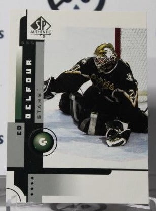 ED BELFOUR # 24 UPPER DECK SP 2001-02 HOCKEY GOALTENDER DALLAS STARS CARD