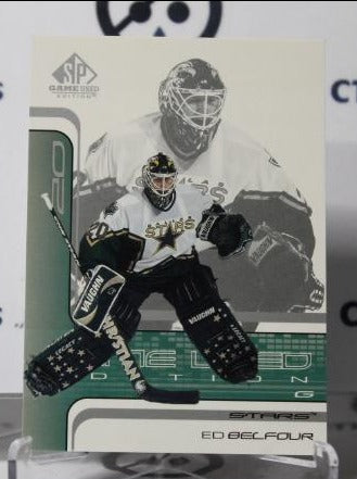 ED BELFOUR # 15 UPPER DECK SP 2001-02 HOCKEY GOALTENDER DALLAS STARS CARD