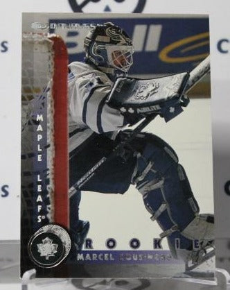 MARCEL COUSINEAU # 198  ROOKIE DONRUSS 1997-98 HOCKEY GOALTENDER TORONTO MAPLE LEAFS CARD