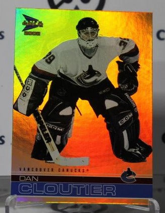 DAN CLOUTIER # 40 PACIFIC McDONALD'S 2001-02 HOCKEY GOALTENDER VANCOUVER CANUCKS CARD