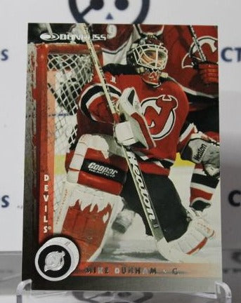 MIKE DUNHAM # 93 DONROSS 1997-98 HOCKEY GOALTENDER NEW JERSEY DEVILS CARD