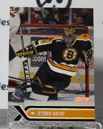 BYRON DAFOE # 18 TOPPS STADIUM CLUB 2000-01 HOCKEY GOALTENDER BOSTON BRUINS CARD