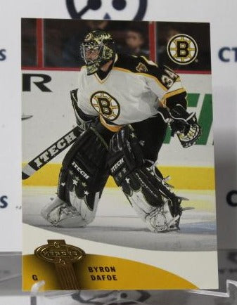 BYRON DAFOE # 11 UPPER DECK 2000-01 HOCKEY GOALTENDER BOSTON BRUINS CARD