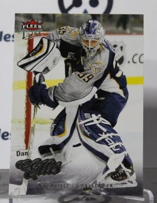 DAN ELLIS # 172 FLEER ULTRA  2008-09 HOCKEY GOALTENDER NASHVILLE PREDATORS CARD