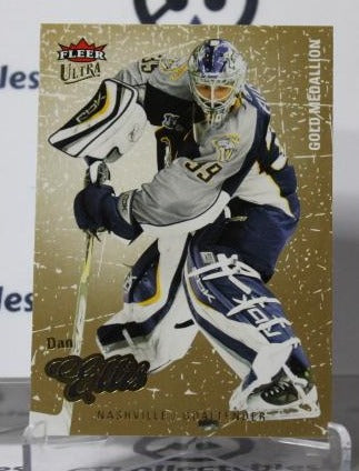 DAN ELLIS # 172 FLEER ULTRA  2008-09 HOCKEY GOALTENDER NASHVILLE PREDATORS CARD