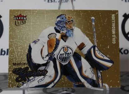 MATHIEU GARON # 153 FLEER ULRA 2008-09 HOCKEY NHL GOALTENDER EDMONTON OILERS CARD