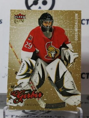 MARTIN GERBER # 66 FLEER ULTRA  2008-09 HOCKEY NHL GOALTENDER OTTAWA SENATORS CARD