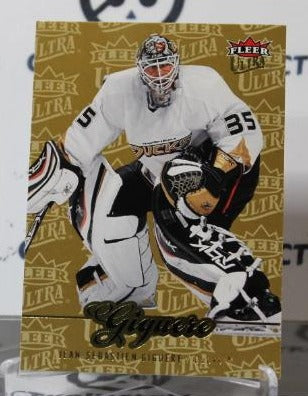 JEAN-SEBASTIEN GIGUERE # 193 FLEER ULTRA  2007-08 HOCKEY NHL GOALTENDER ANAHEIM DUCKS CARD