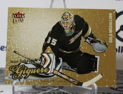 JEAN-SEBASTIEN GIGUERE # 103 FLEER ULTRA  2008-09 HOCKEY NHL GOALTENDER ANAHEIM DUCKS CARD