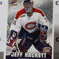 JEFF HACKETT # 3 PACIFIC McDONALD'S 2000-01 HOCKEY NHL GOALTENDER  MONTREAL CANADIANS CARD