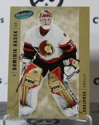 DOMINIK HASEK # 333 PARKHURST 2005-06 HOCKEY NHL GOALTENDER OTTAWA SENATORS CARD