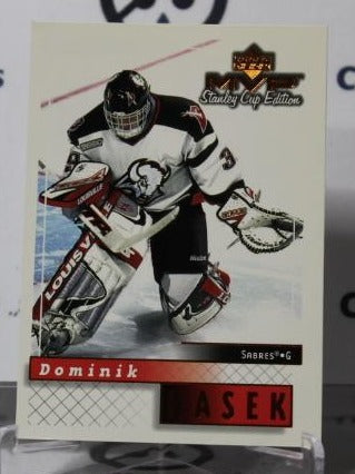 DOMINIK HASEK # 22 UPPER DECK 1999-00 HOCKEY GOALTENDER BUFFALO SABRES CARD