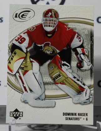 DOMINIK HASEK # 66 ICE UPPER DECK 2005-06 HOCKEY NHL GOALTENDER OTTAWA SENATORS CARD