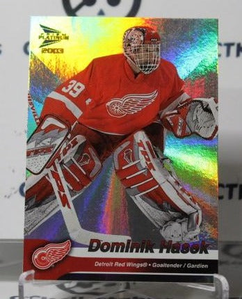 DOMINIK HASEK # 11 PACIFIC McDONALD'S 2002-03 HOCKEY NHL GOALTENDER DETROIT RED WINGS CARD