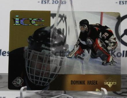 DOMINIK HASEK # McD 16 ICE UPPER DECK McDONALD'S 1998-99 HOCKEY NHL GOALTENDER BUFFALO SABRES CARD