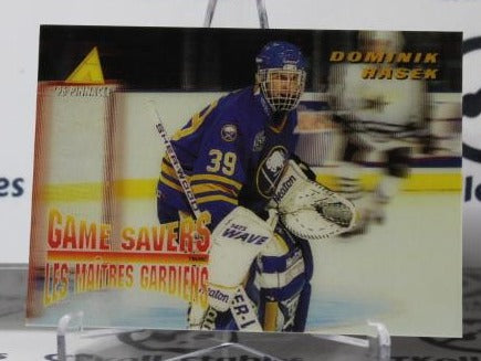 DOMINIK HASEK # McD-28 PINNACLE McDONALD'S 1995-96 HOCKEY NHL GOALTENDER BUFFALO SABRES CARD