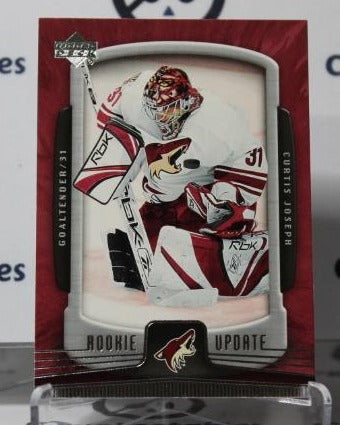 CURTIS JOSEPH  # 75 UPPER DECK ROOKIE UPDATE 2005-06 HOCKEY NHL GOALTENDER ARIZONA COYOTES CARD