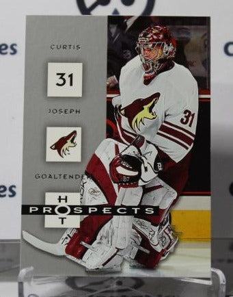 CURTIS JOSEPH # 75 FLEER HOT PROSPECTS 2005-06 HOCKEY NHL GOALTENDER ARIZONA COYOTES CARD