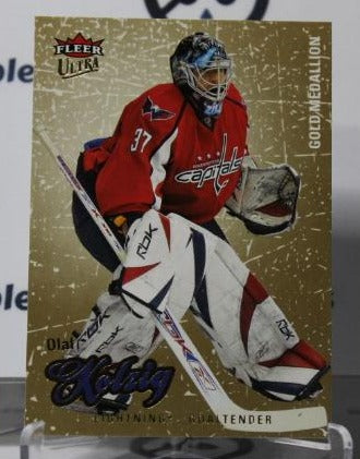 OLAF KOLZIG # 88 FLEER ULTRA  2008-09 HOCKEY NHL GOALTENDER WASHINGTON CAPITALS CARD