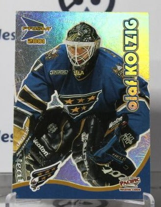 OLAF KOLZIG # 36 PACIFIC McDONALD'S 2000-01 HOCKEY NHL GOALTENDER WASHINGTON CAPITALS CARD