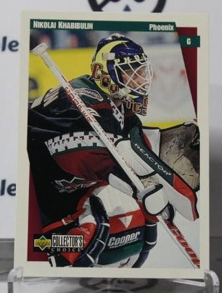 NIKOLAI KHABIBULIN  # 193 UPPER DECK 1997-98 HOCKEY NHL GOALTENDER ARIZONA COYOTES  CARD