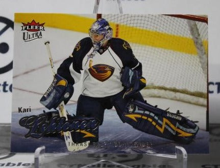 KARI LEHTONEN # 4 FLEER ULTRA 2008-09 HOCKEY NHL GOALTENDER ATLANTA THRASHERS CARD