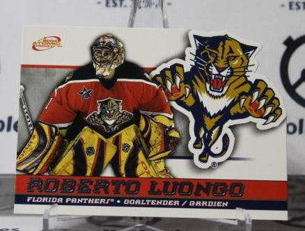 ROBERTO LUONGO # 25 PACIFIC McDONALD'S 2003-04 HOCKEY GOALTENDER FLORIDA PANTHERS CARD