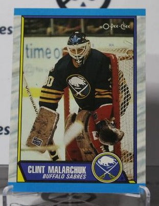 CLINT MALARCHUK # 170 O-PEE CHEE 1989-90 HOCKEY NHL GOALTENDER BUFFALO SABRES CARD