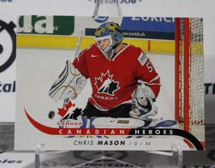 CHRIS MASON # CB-CH O-PEE CHEE 2009-10 HOCKEY NHL GOALTENDER ST. LOUIS BLUES CARD