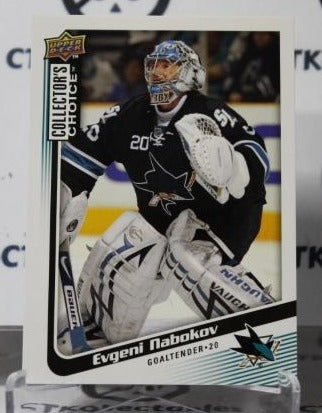 EVGENI NABOKOV # 171 UPPER DECK 2009-10 HOCKEY NHL GOALTENDER SAN JOSE SHARKS CARD